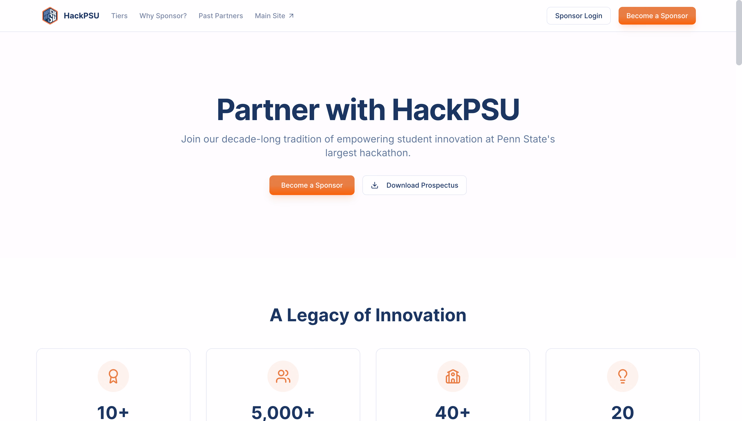 Sponsor Dashboard